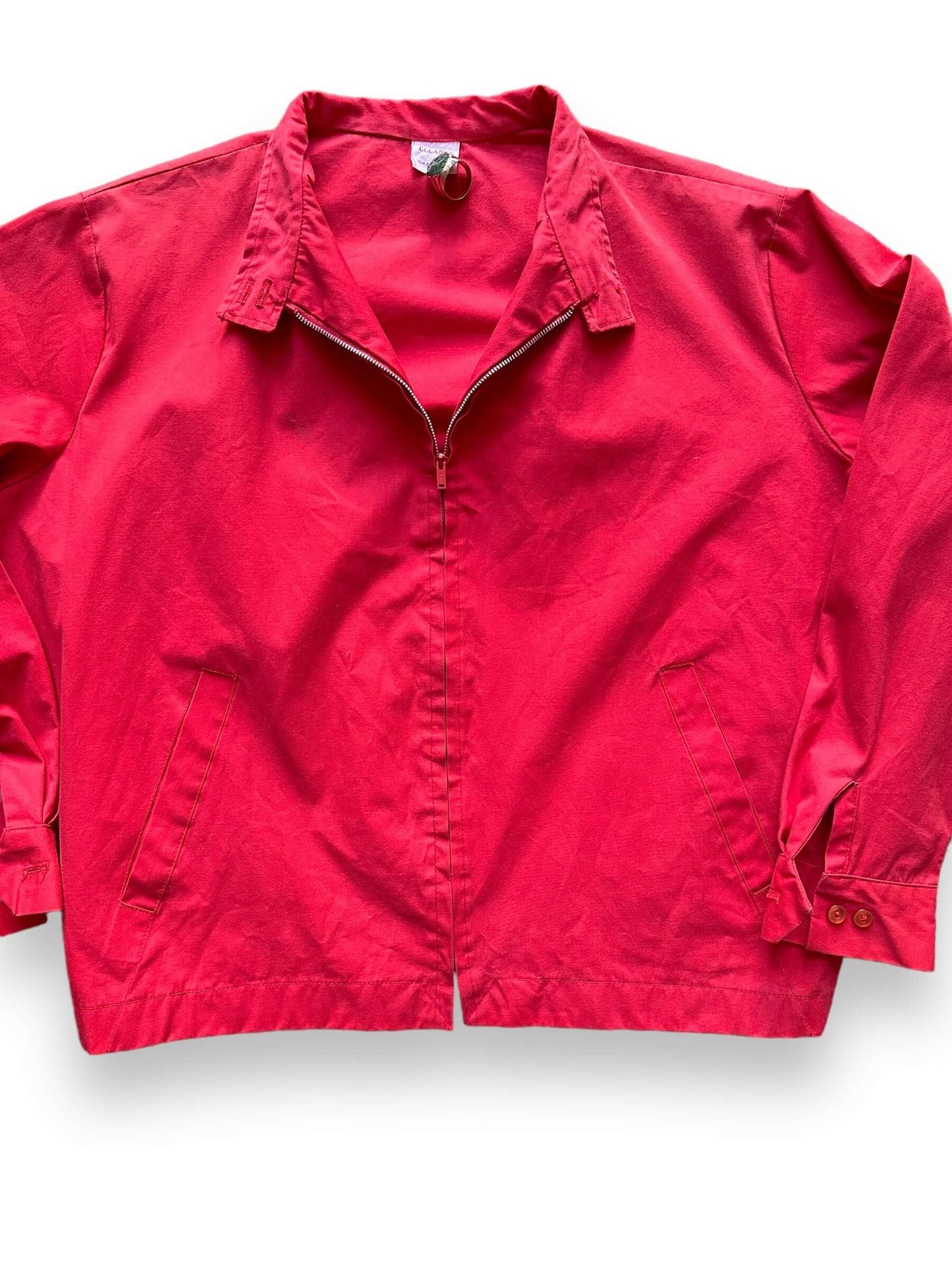 front close up of Vintage Red Light Jacket SZ M\