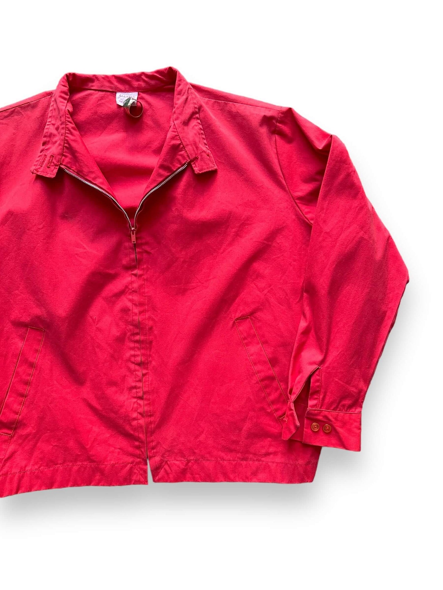 front left of Vintage Red Light Jacket SZ M