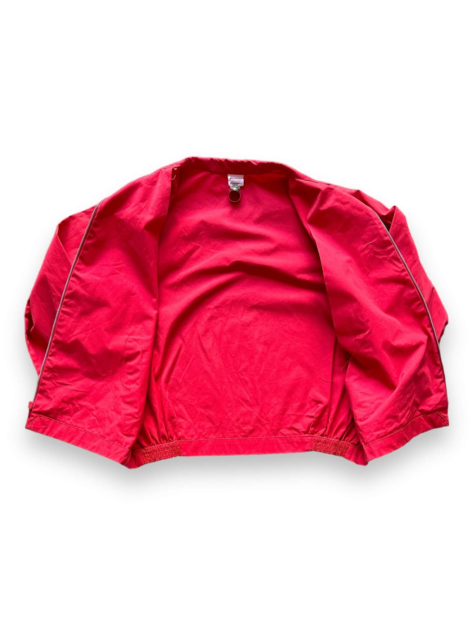 inside of Vintage Red Light Jacket SZ M