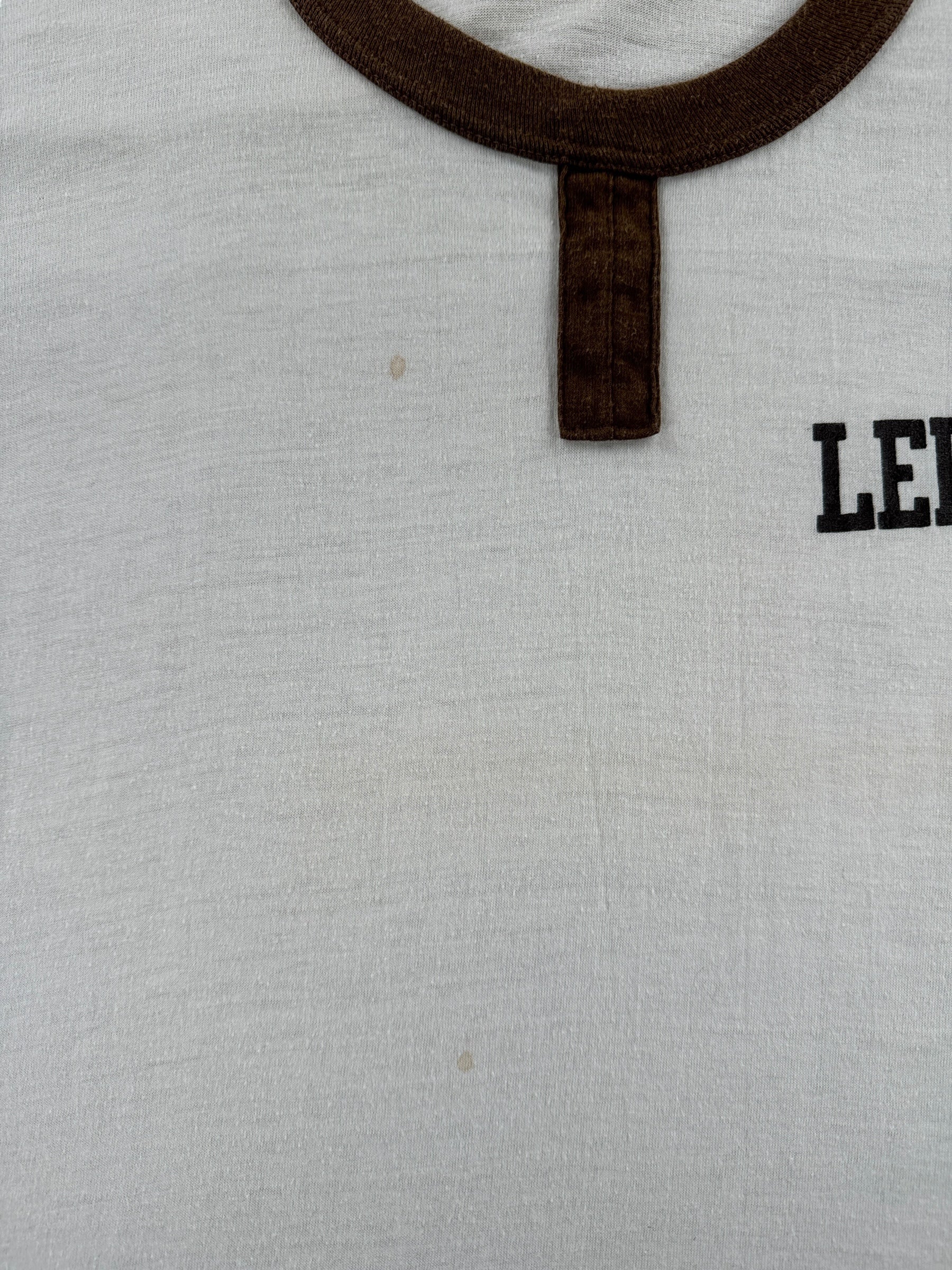Stains on Vintage Lehigh Ringer Tee SZ S