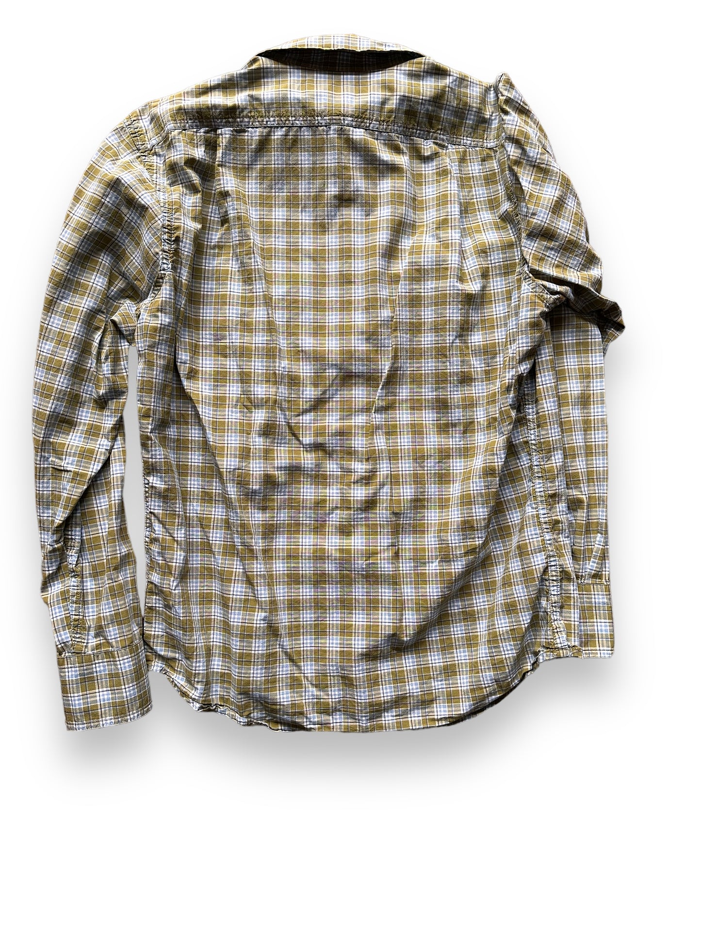 back of Filson Cotton Lightweight Shirt |  Barn Owl Vintage Goods | Vintage Filson Workwear Seattle