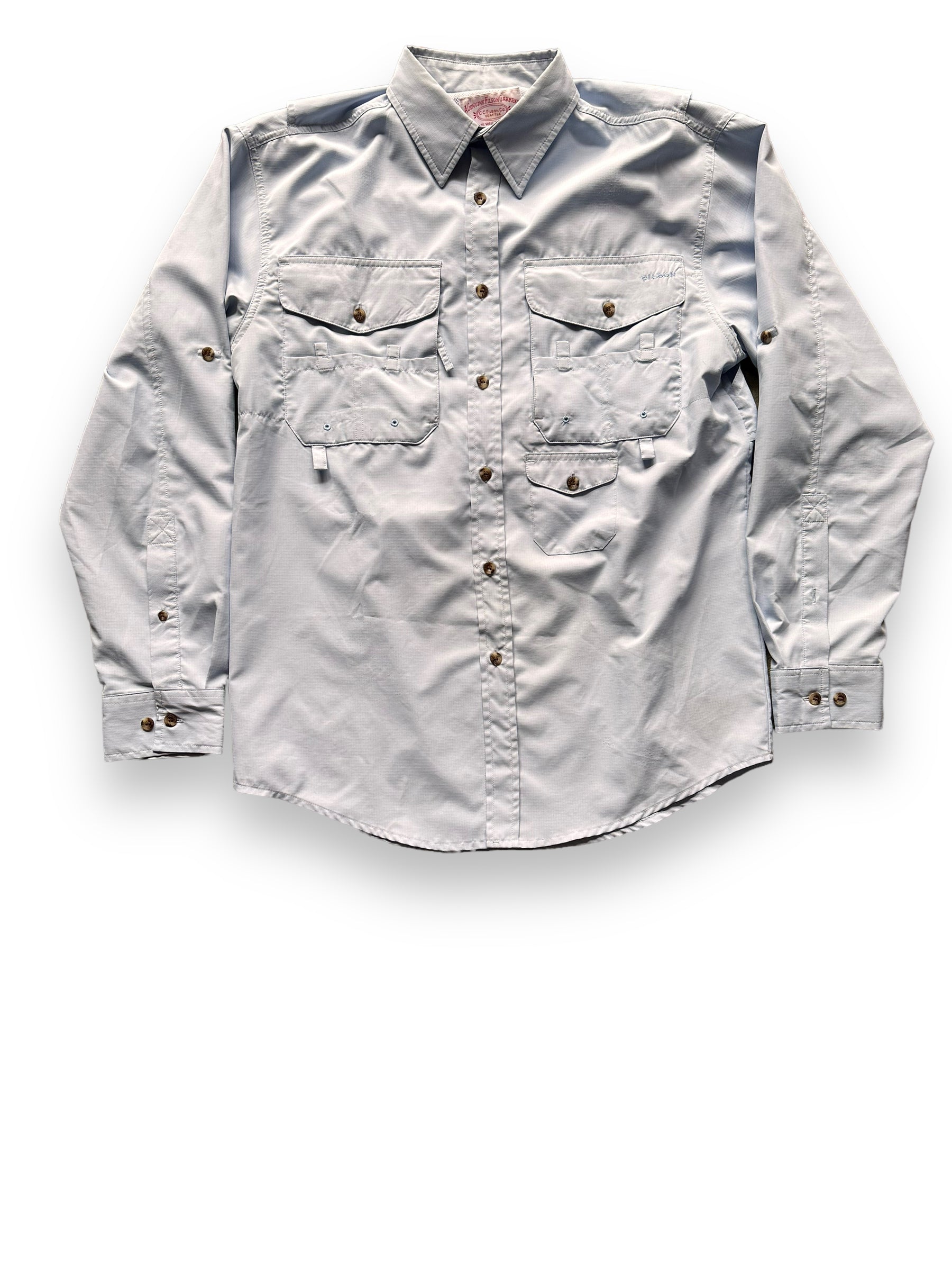 front of Filson Ultralight Button Up Shirt |  Barn Owl Vintage Goods | Vintage Filson Workwear Seattle
