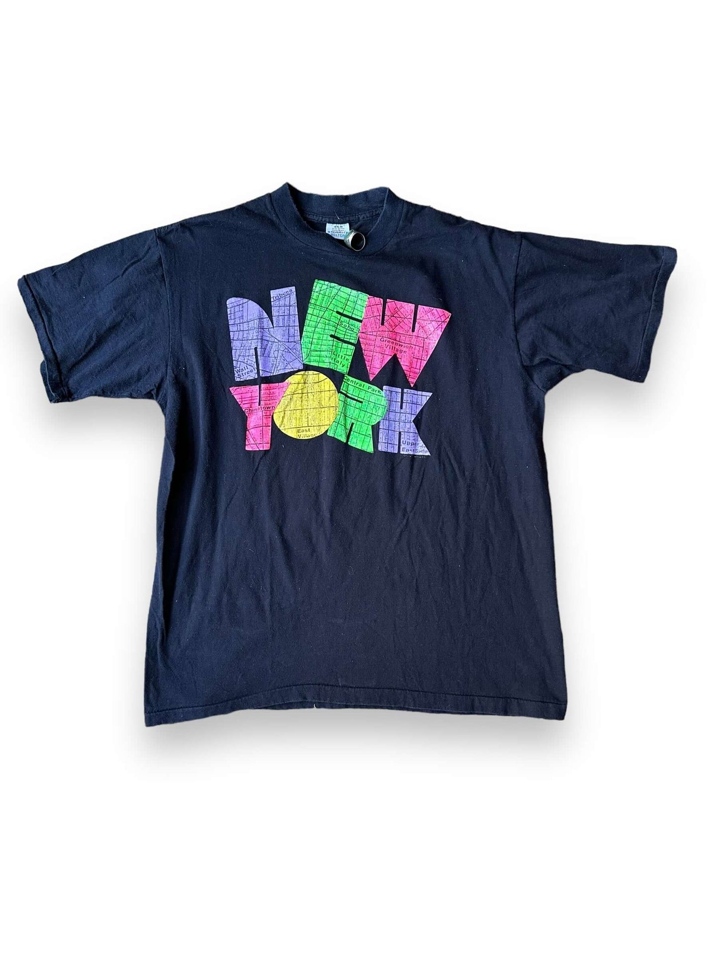 front of Vintage New York Tee SZ XL