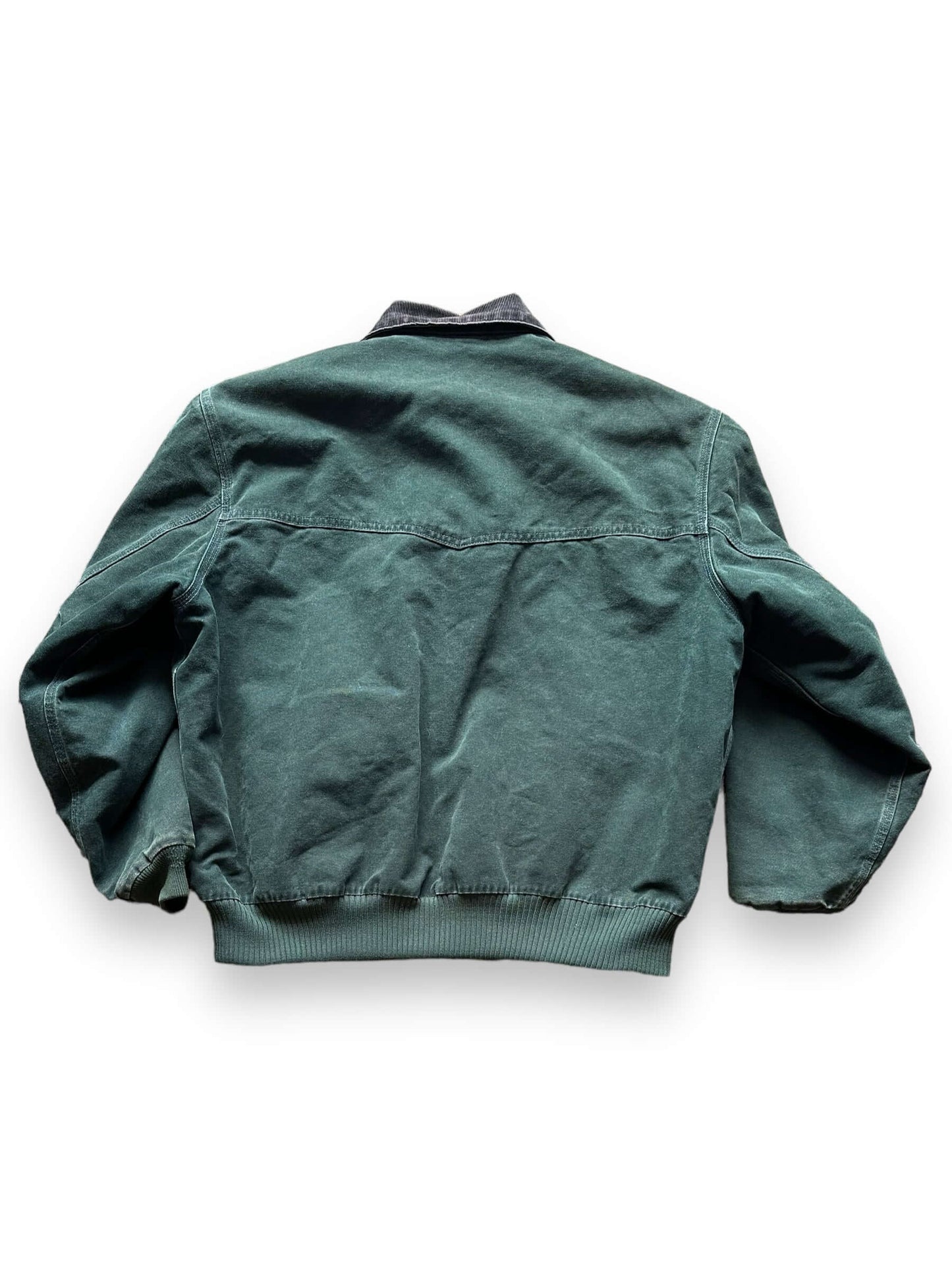 back of Vintage Spruce Green Carhartt Santa Fe Jacket SZ XXL