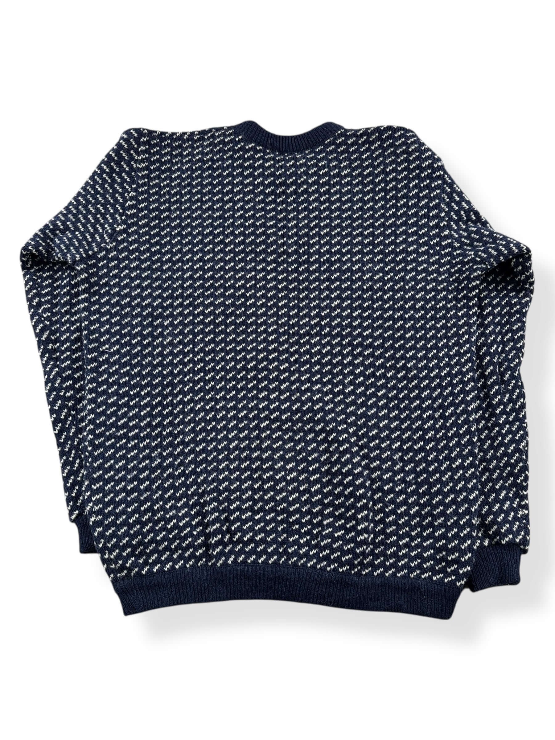 Rear View of Vintage L.L. Bean Norwegian Birdseye Sweater SZ XXL