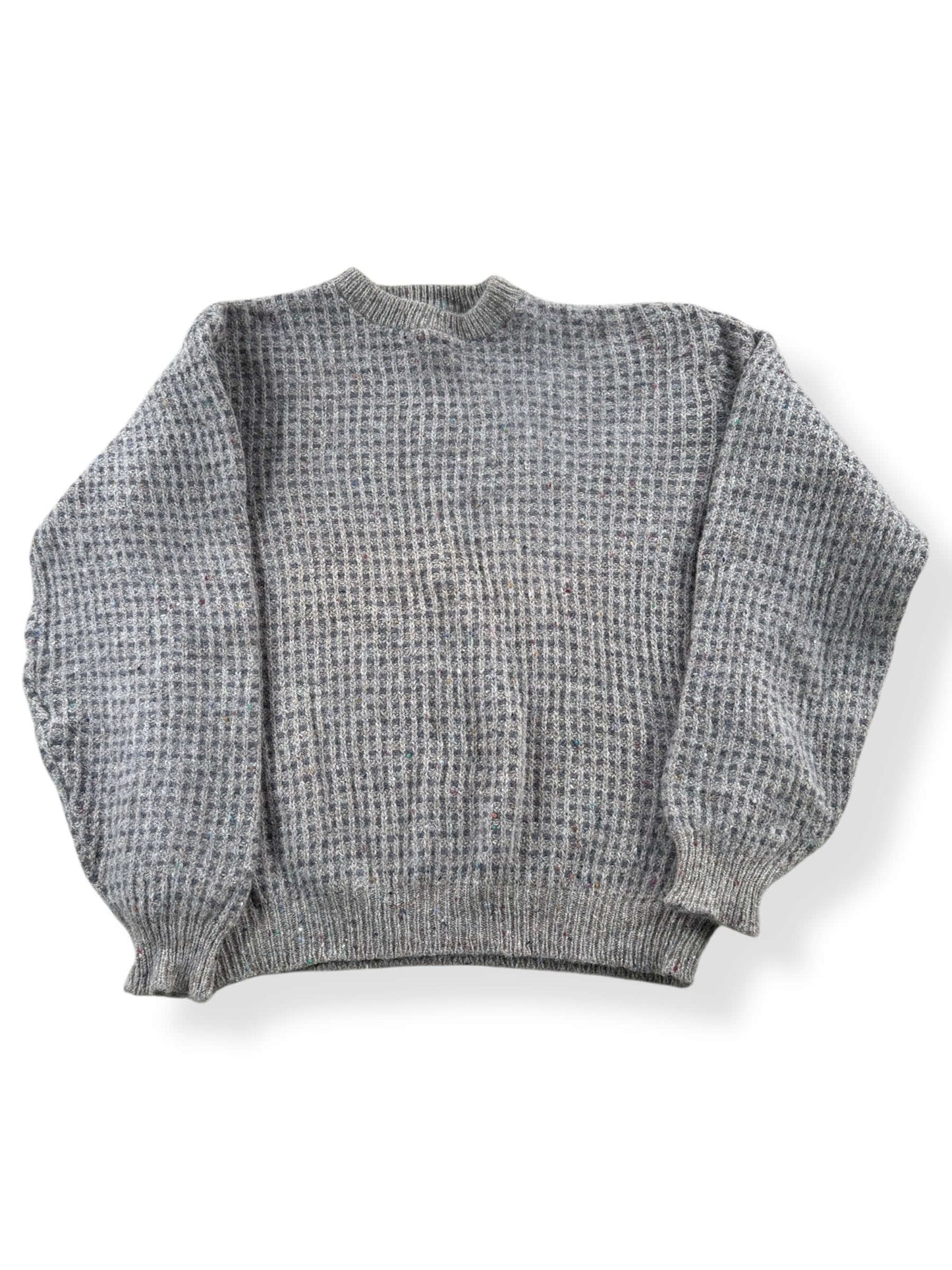 Front View of Vintage L.L. Bean Fleck Wool Sweater SZ XL