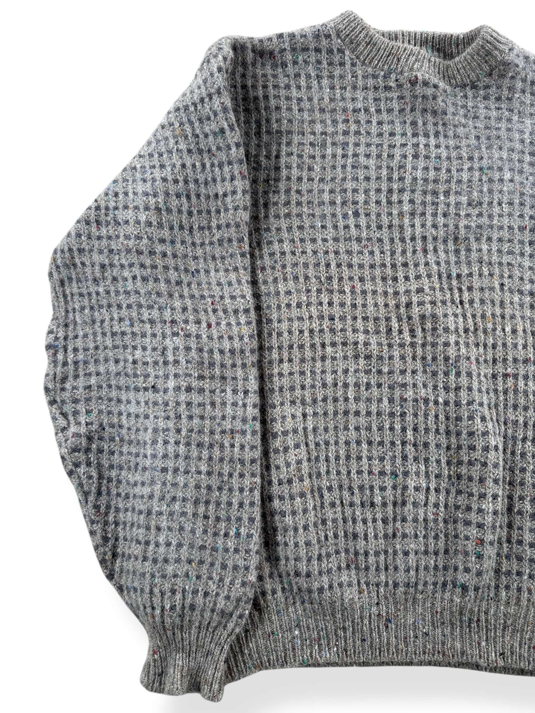 Front Left View of Vintage L.L. Bean Fleck Wool Sweater SZ XL