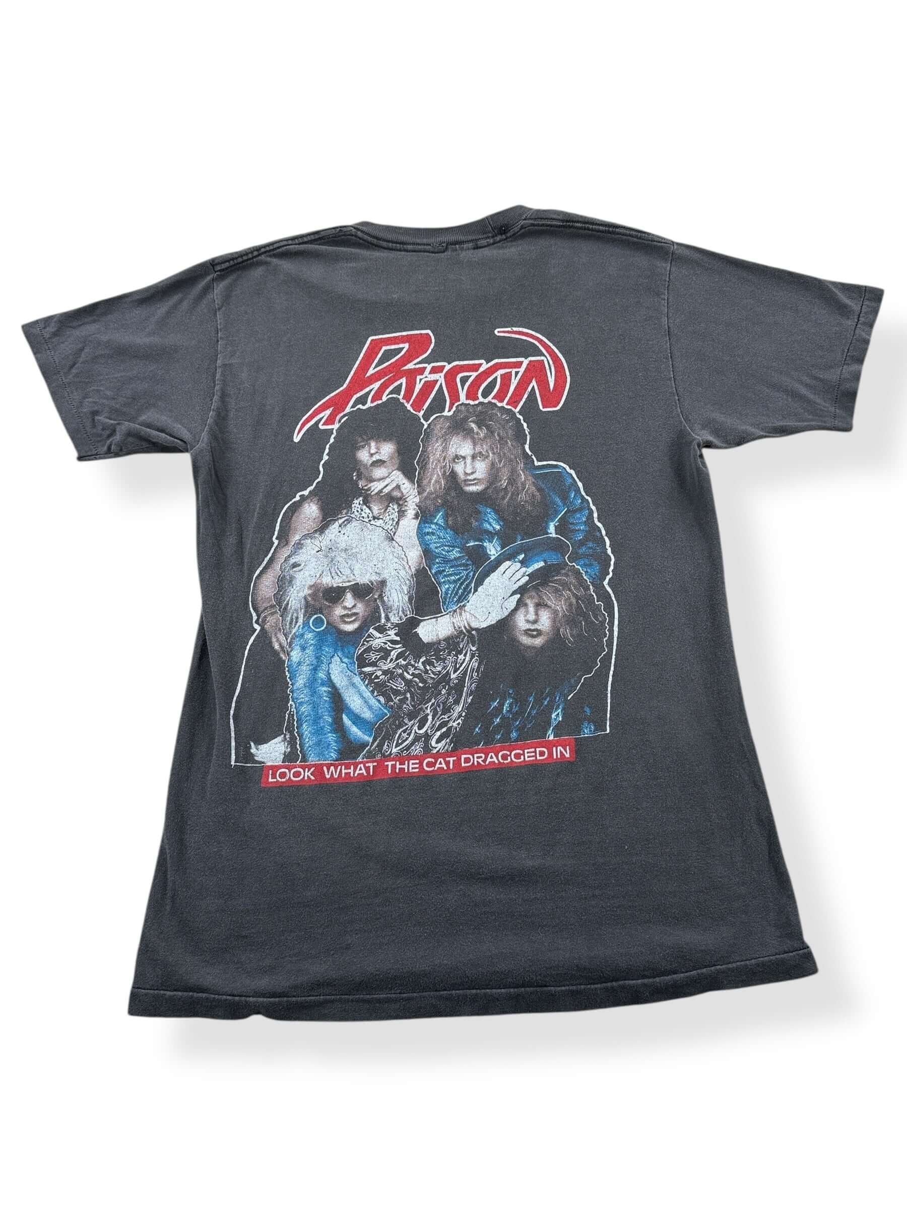Rear View of Vintage Ratt & Poison 2-Sided 1987 Tour Tee SZ M