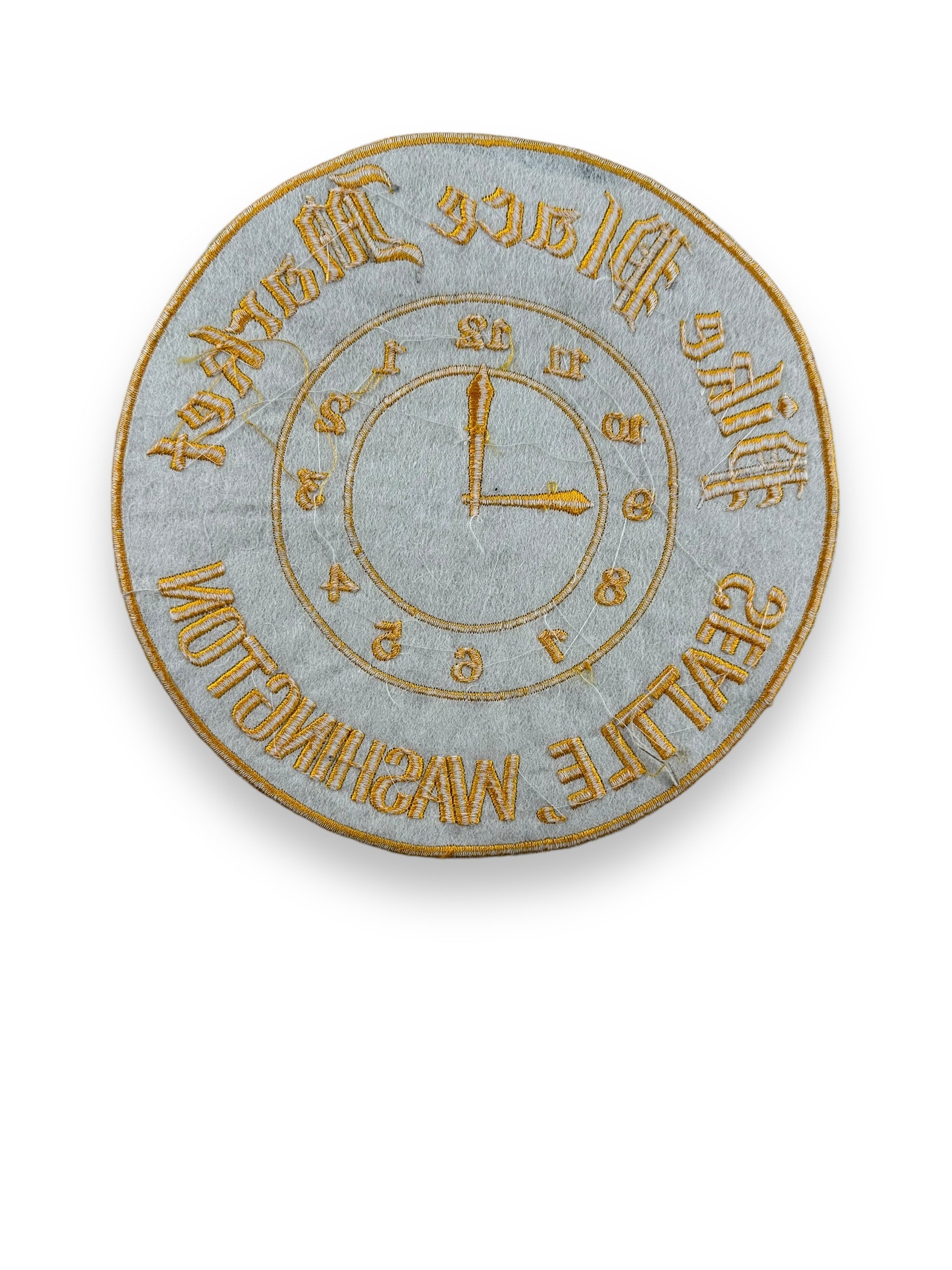 Rear View of Vintage NOS Pike Place Market Patch