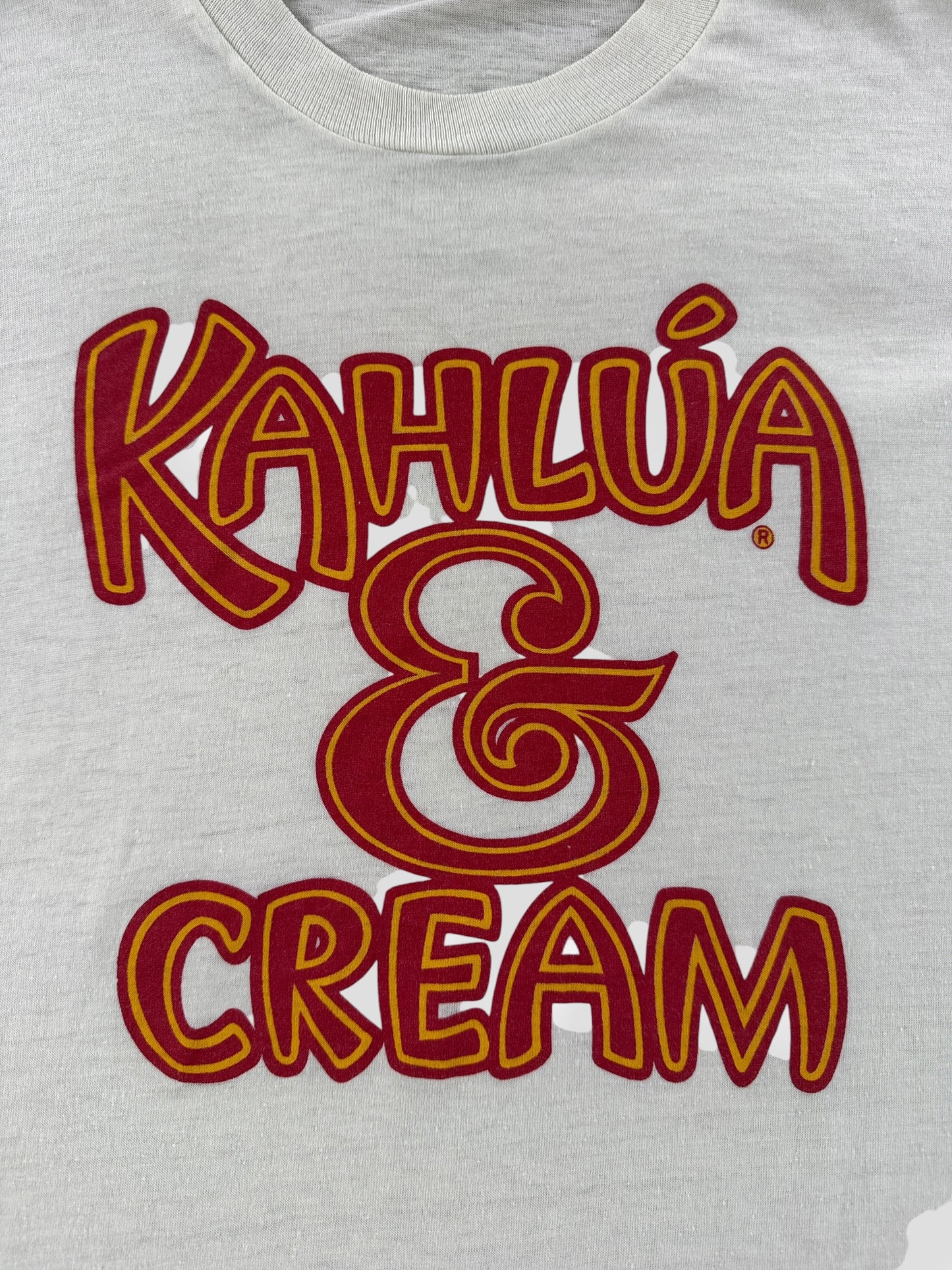Graphic of Vintage Kahlua & Cream Tee SZ XL (Fits L)