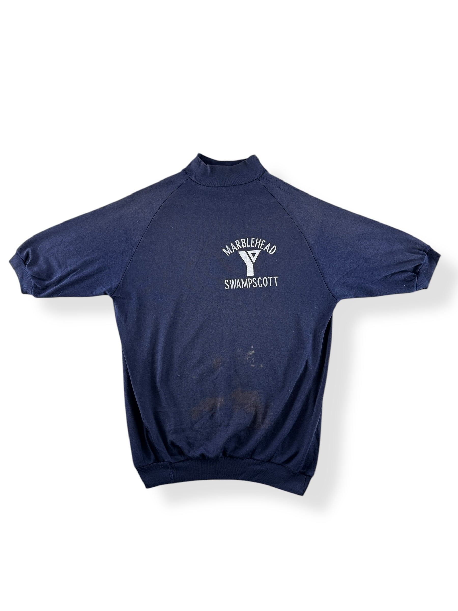Front of Vintage Marblehead Swampscott YMCA Champion Shirt AS IS SZ S
