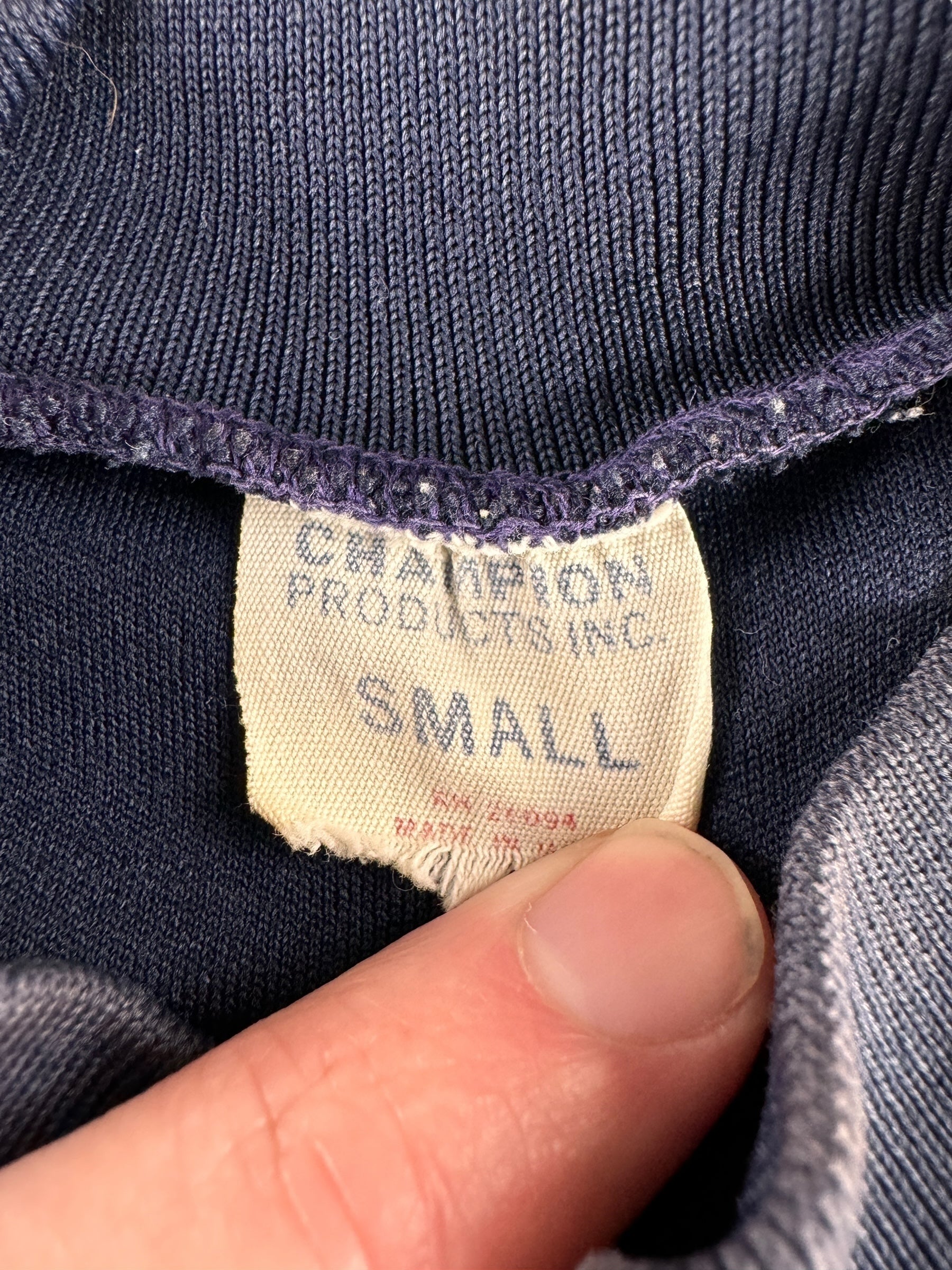 Tag on Vintage Marblehead Swampscott YMCA Champion Shirt AS IS SZ S