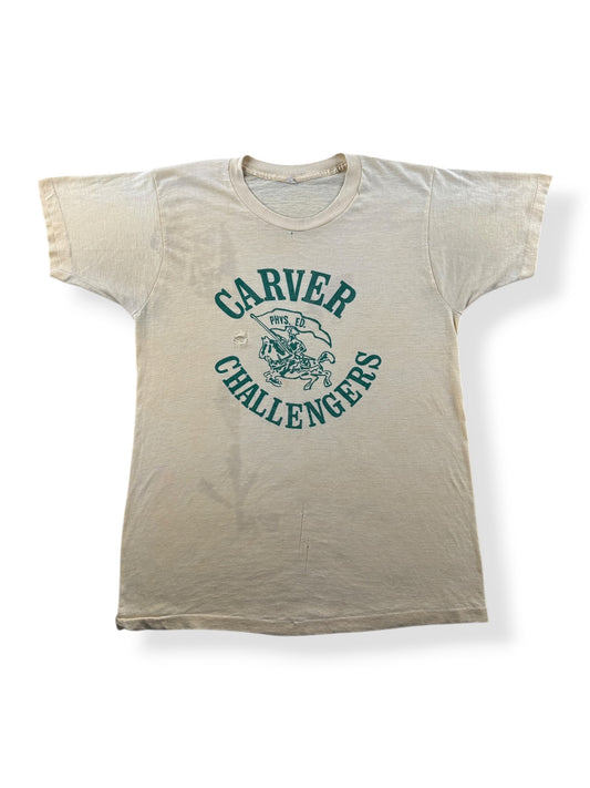 Front of Vintage 70s Era Carver Challengers Tee SZ L (Fits M)