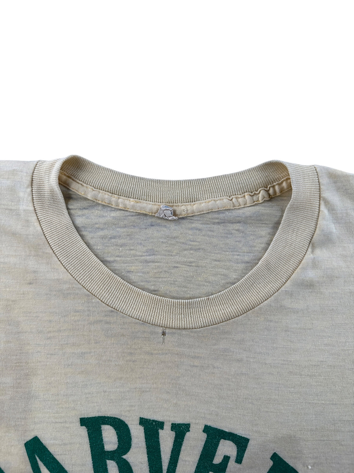 Collar on Vintage 70s Era Carver Challengers Tee SZ L (Fits M)