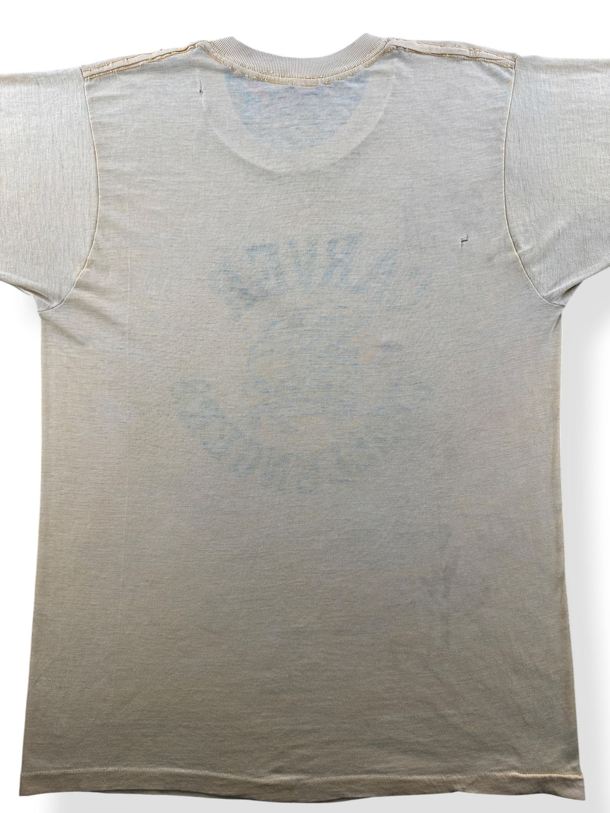 Close-up of back of Vintage 70s Era Carver Challengers Tee SZ L (Fits M)