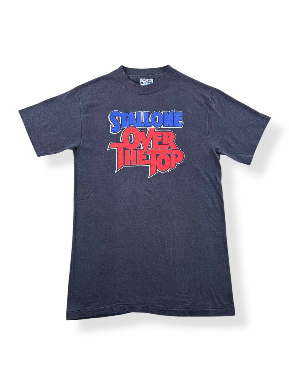Front of Vintage Stallone Over The Top Tee SZ M (Fits S)