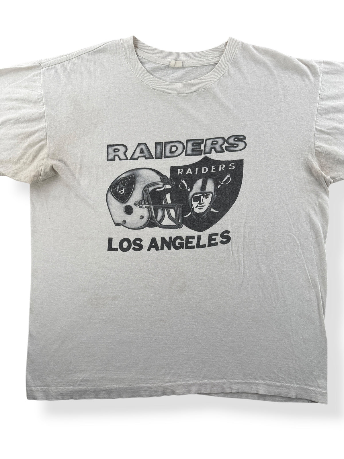 Close-up of Vintage Raiders Tee SZ XL