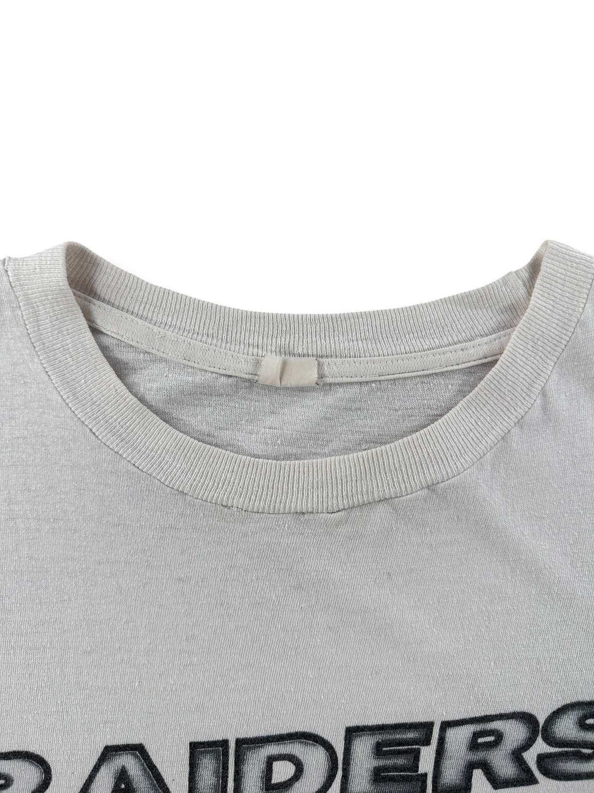 Collar on Vintage Raiders Tee SZ XL