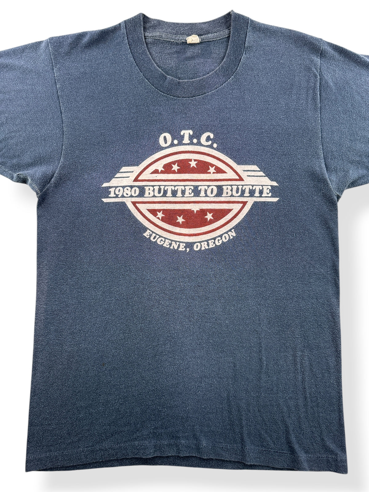 Close-up of Vintage 1980 Butte To Butte OTC Tee SZ L (Fits S)