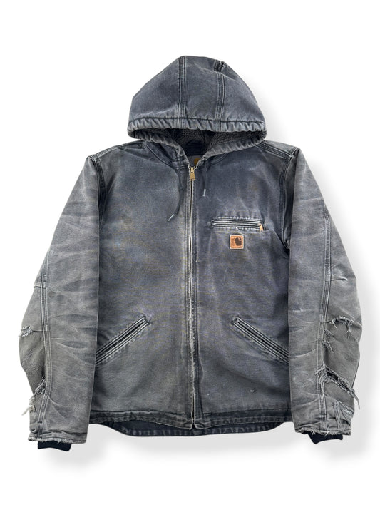 Front of Distressed Carhartt Sierra Jacket SZ M