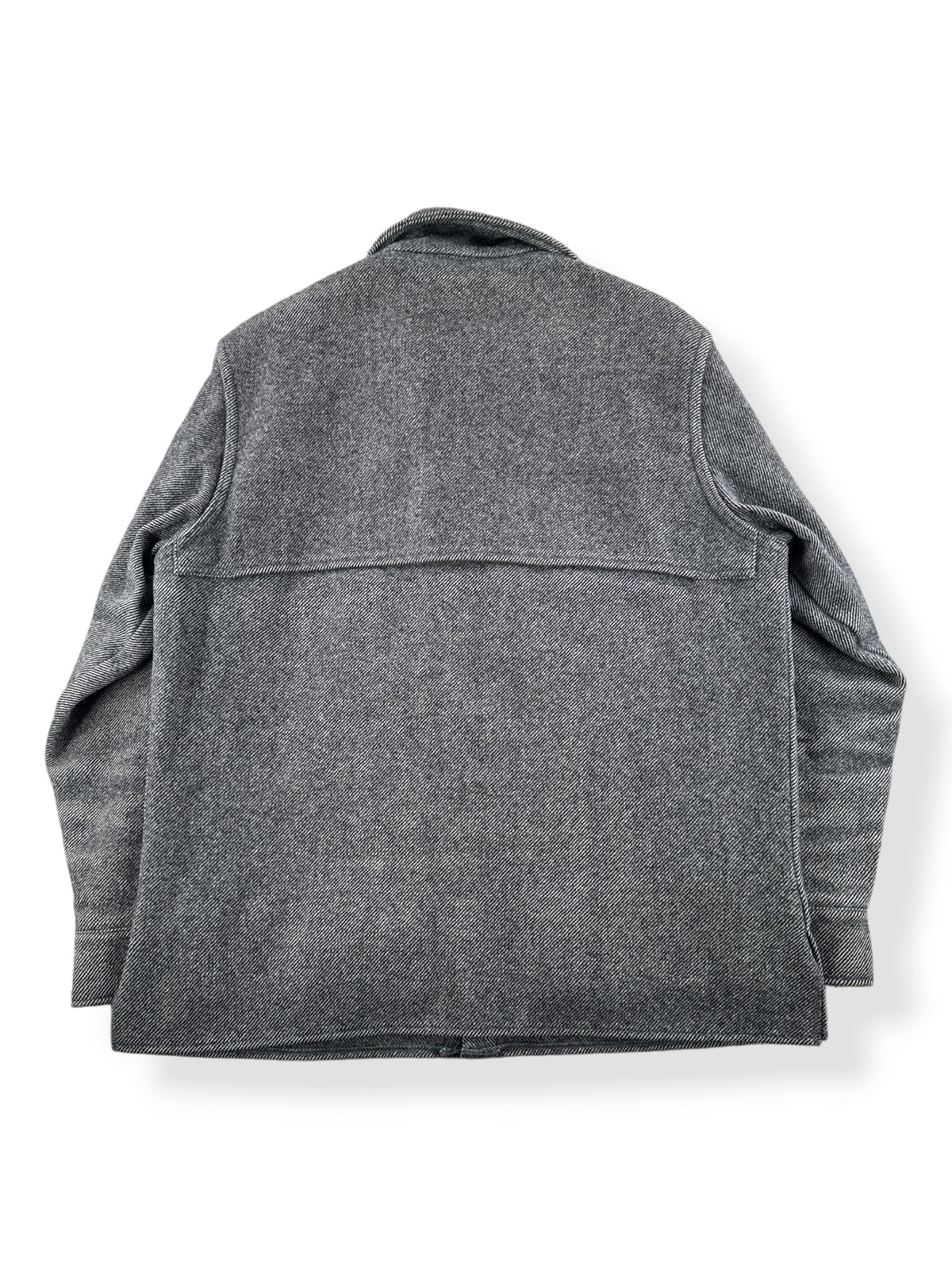 Back of Vintage Herringbone Filson Cape Coat SZ M