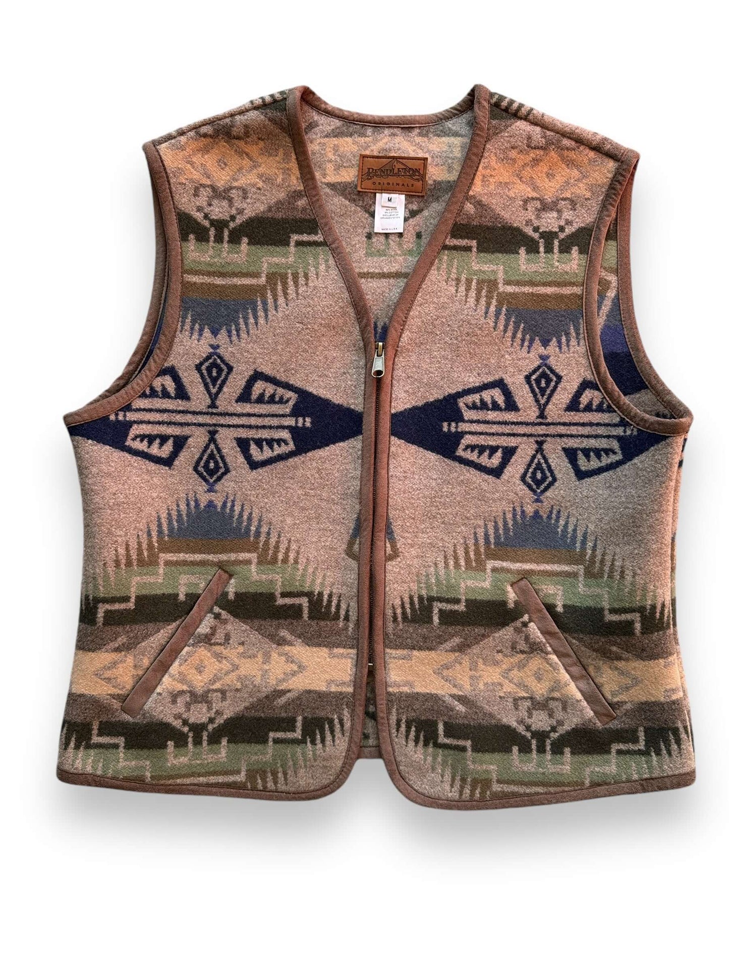 Front View of Pendleton Original Vest SZ M