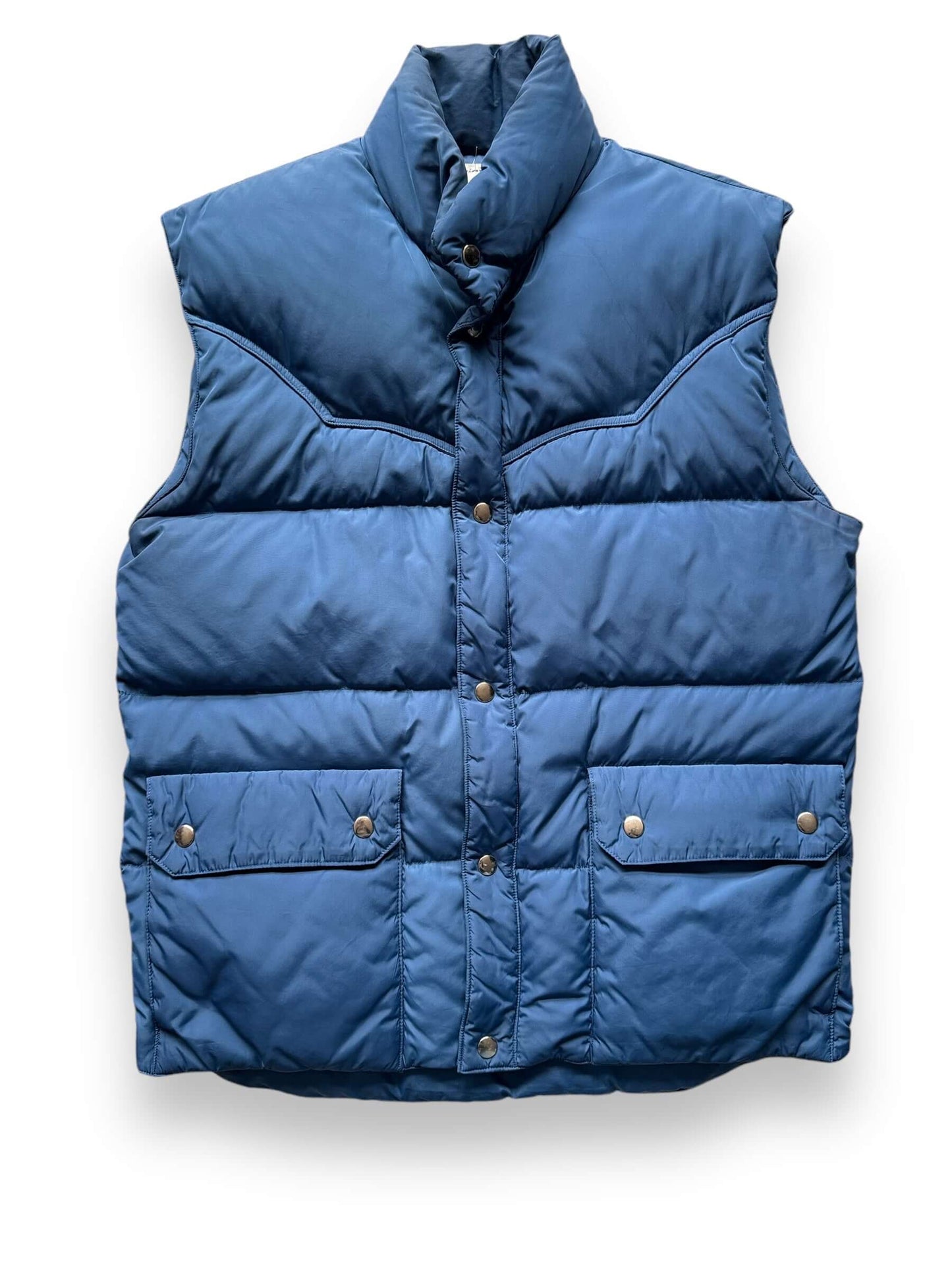 Front View of Vintage Rainier Sportswear Down Vest SZ M