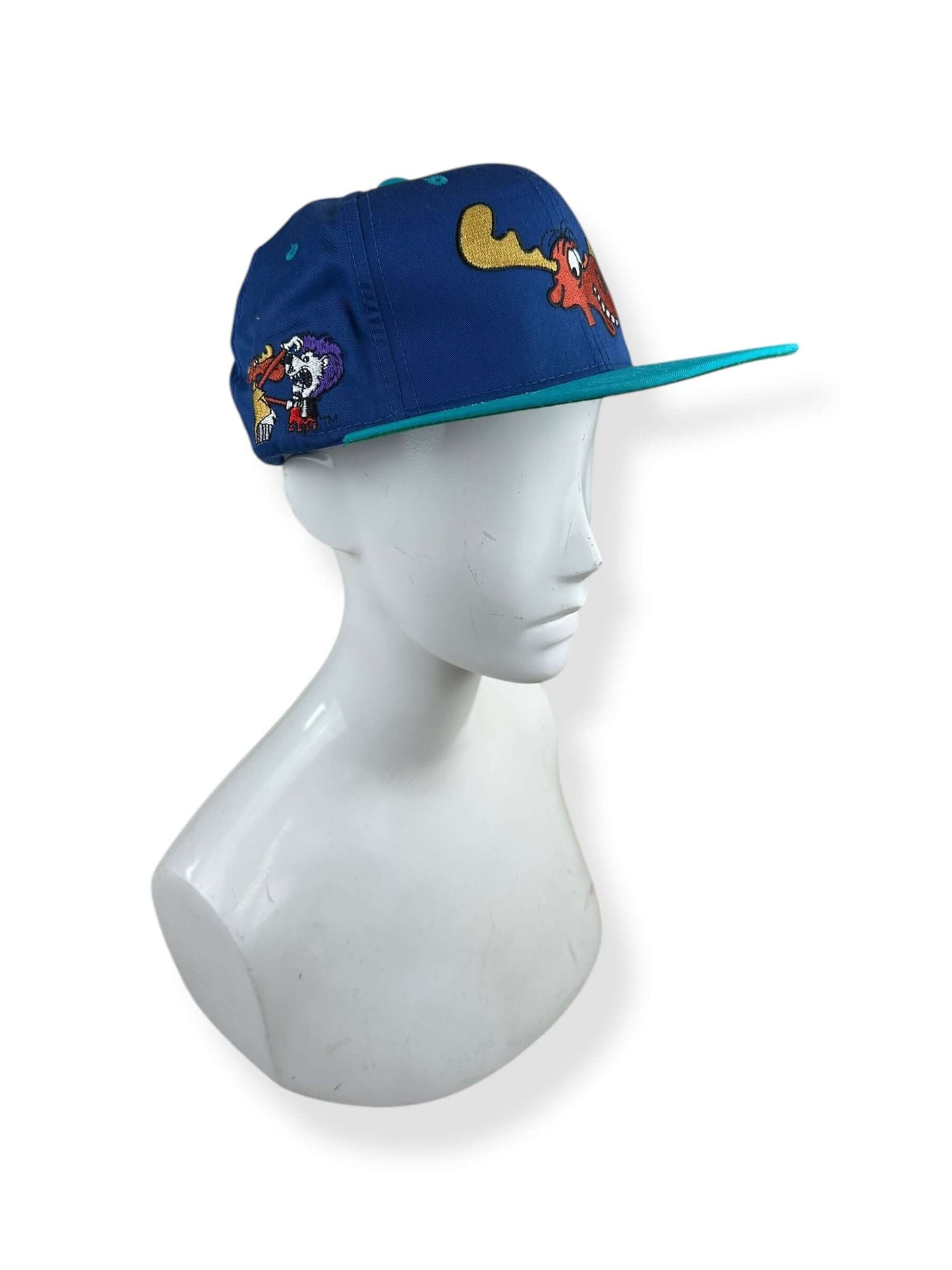 Front Right Profile View of American Needle Toons Bullwinkle Hat