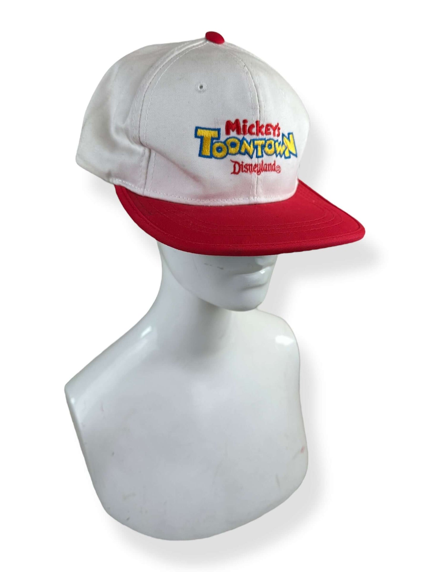 Right Side View of Vintage Mickey's Toontown Disney Flip Brim Diorama Hat