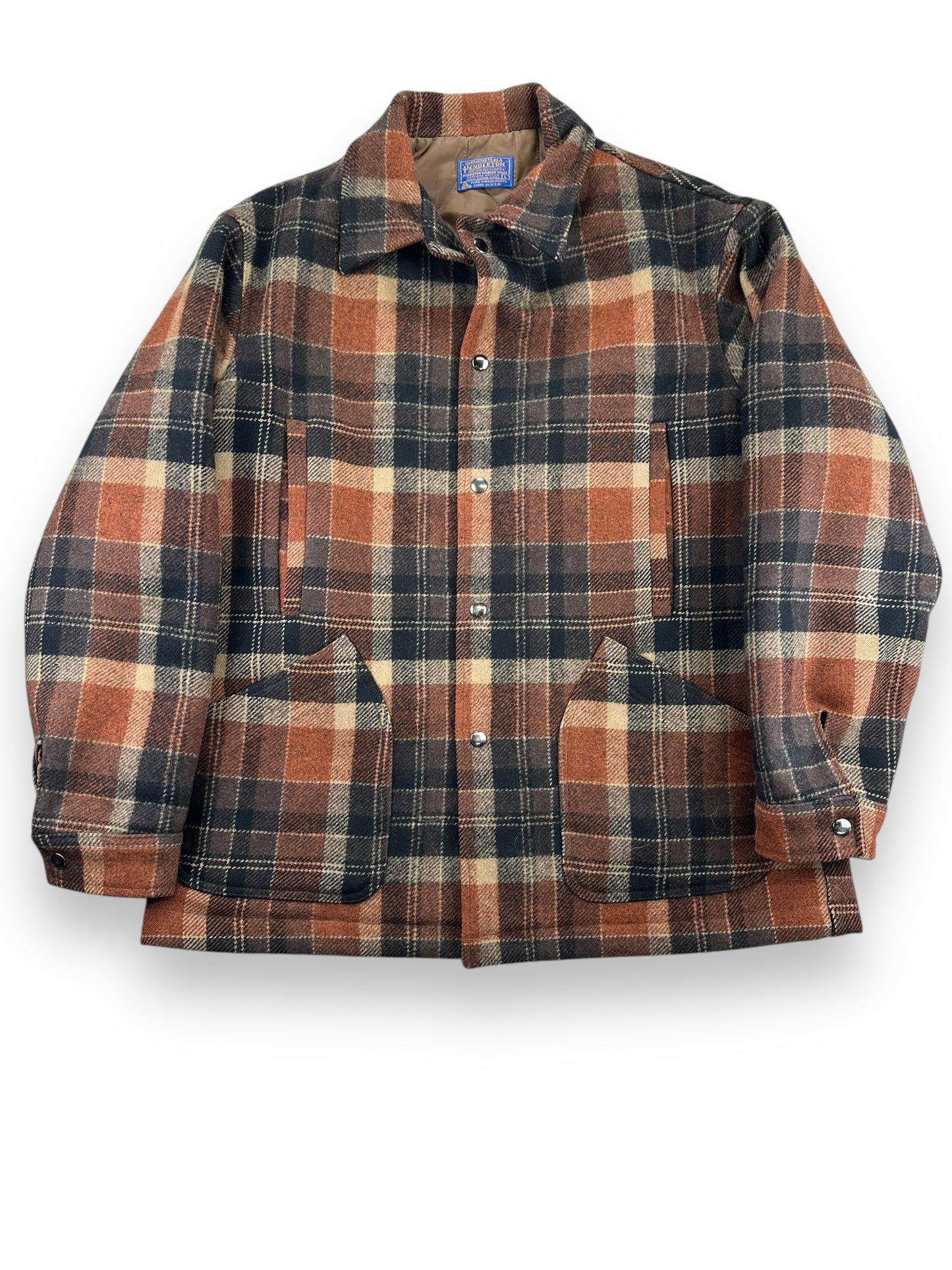 Front View of Vintage Pendleton Wool Jacket SZ L