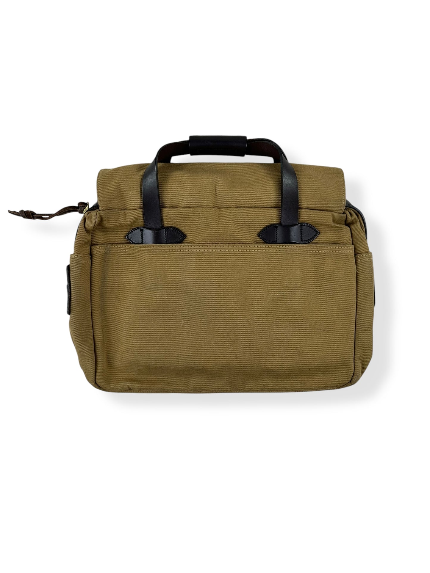 Rear of Filson 257KM Padded Computer Bag