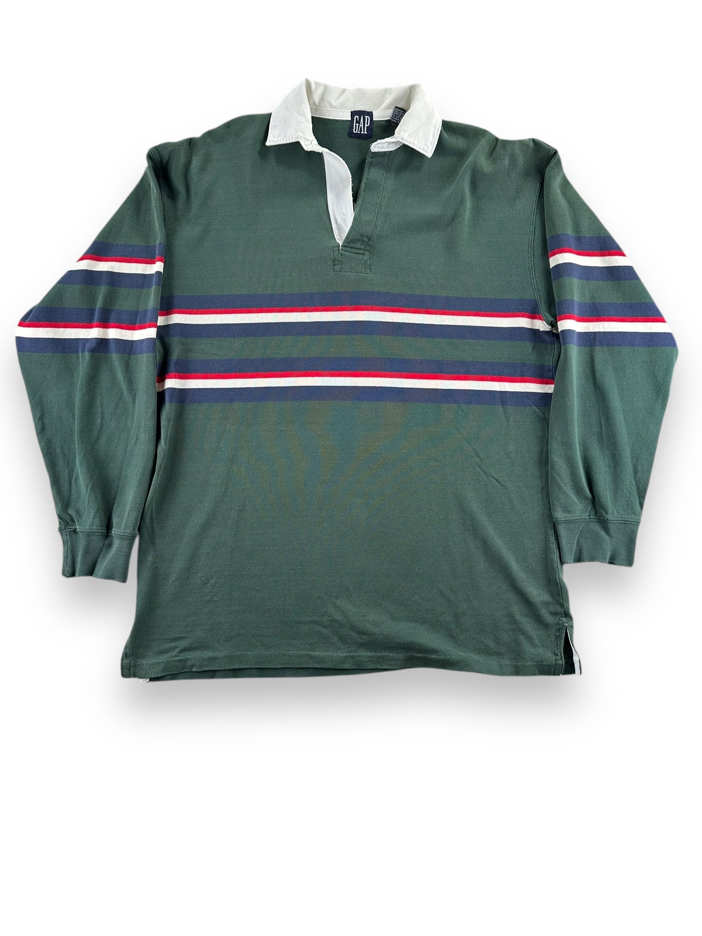 Front View of Vintage Gap Rugby Shirt SZ M