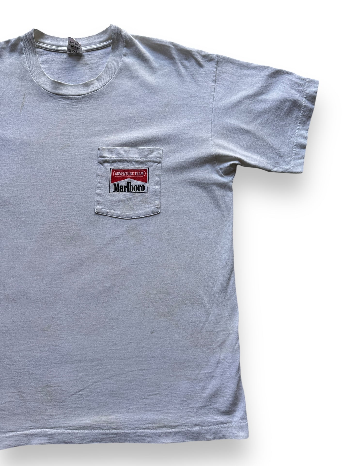 Front Left View of Vintage Marlboro Rafting Pocket Tee SZ XL