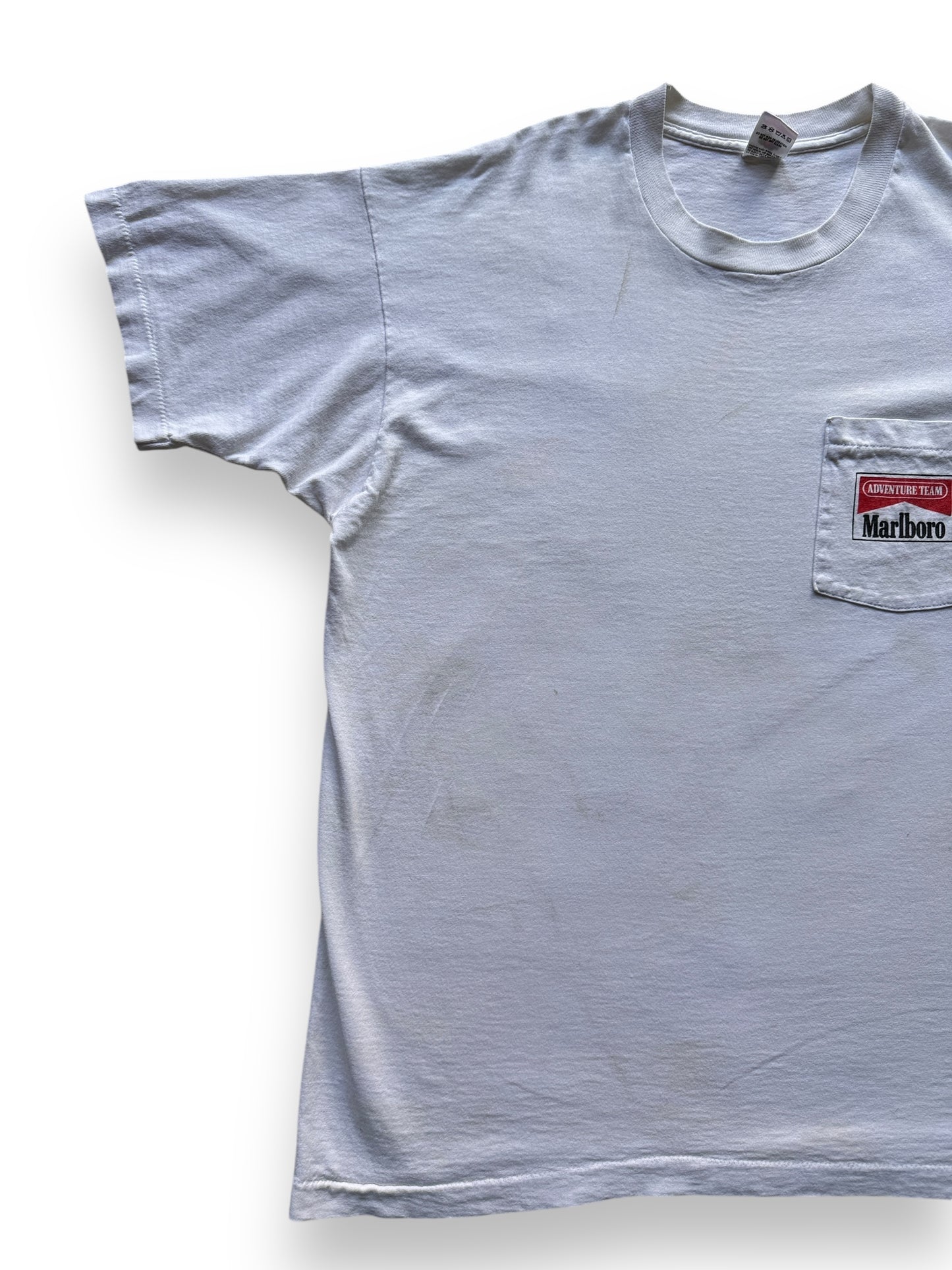 Front Right View of Vintage Marlboro Rafting Pocket Tee SZ XL