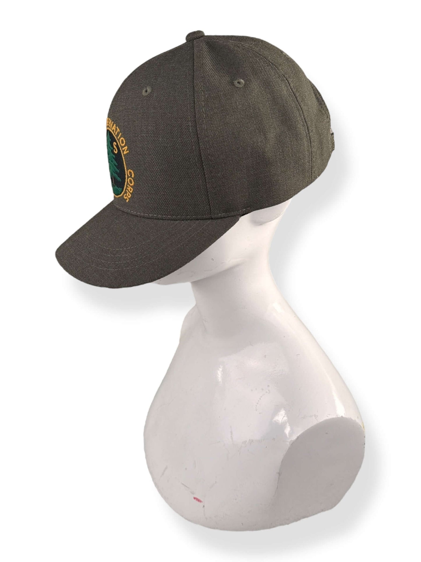 Left Side View of Filson CCC Civilian Conservation Corps Wool Hat