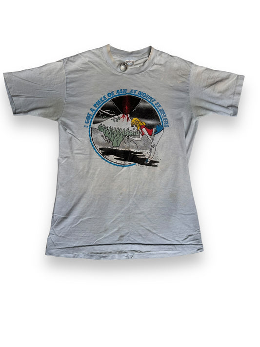 Front View of Vintage Mt. St. Helens Piece of Ash Tee SZ M