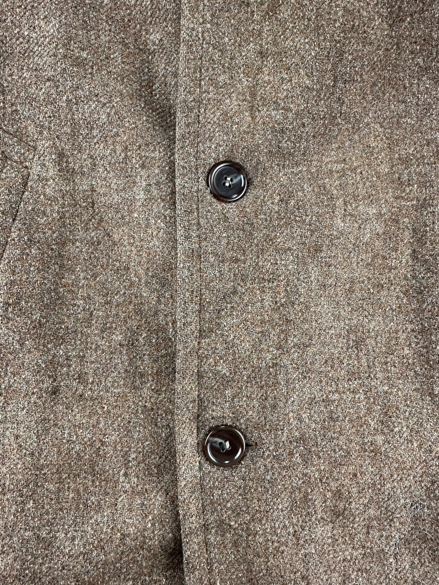 Button View of Vintage JB Simpson Wool Overcoat SZ L