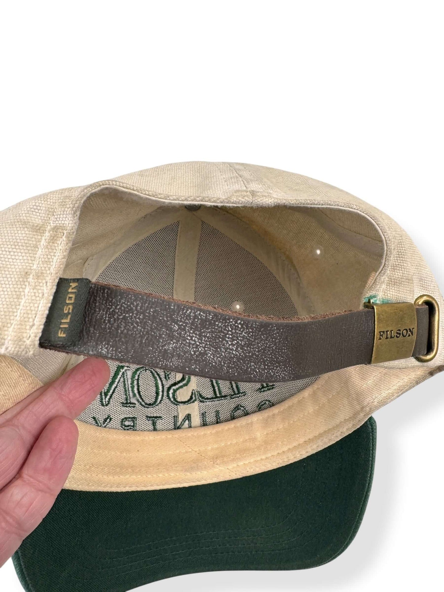 Some Damage to Leather on Filson Country Hat