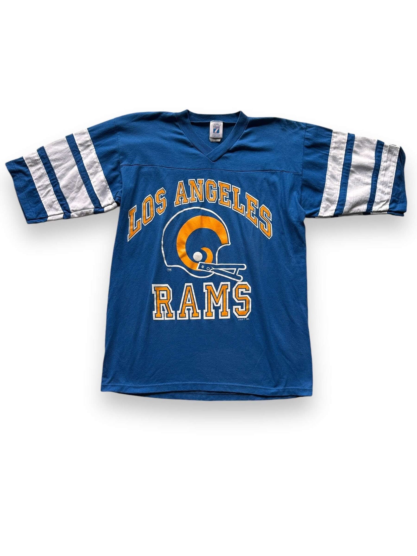 Front View of Vintage LA Rams Jersey SZ M