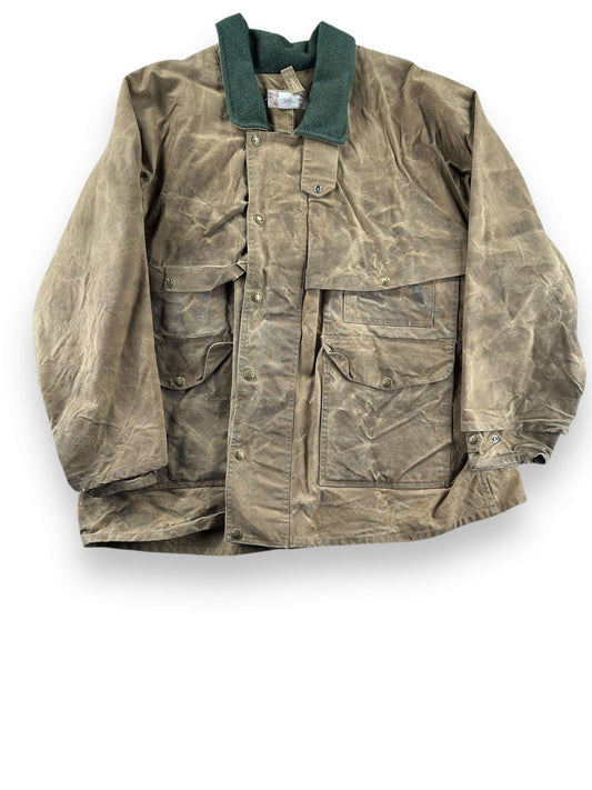 Front View of Vintage Filson Tin Cloth Packer SZ 46