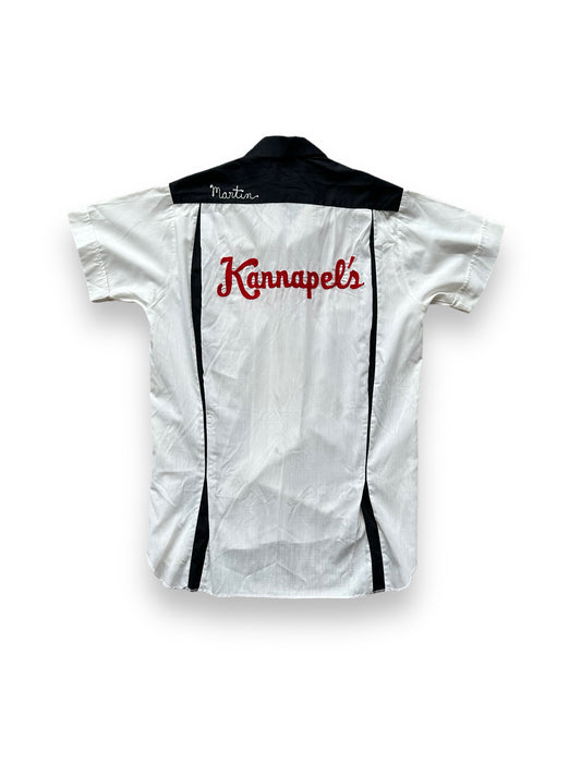 Back of Vintage "Kannapel's" Chainstitched Bowling Shirt SZ 14 | Vintage Bowling Shirt Seattle | Barn Owl Vintage Seattle