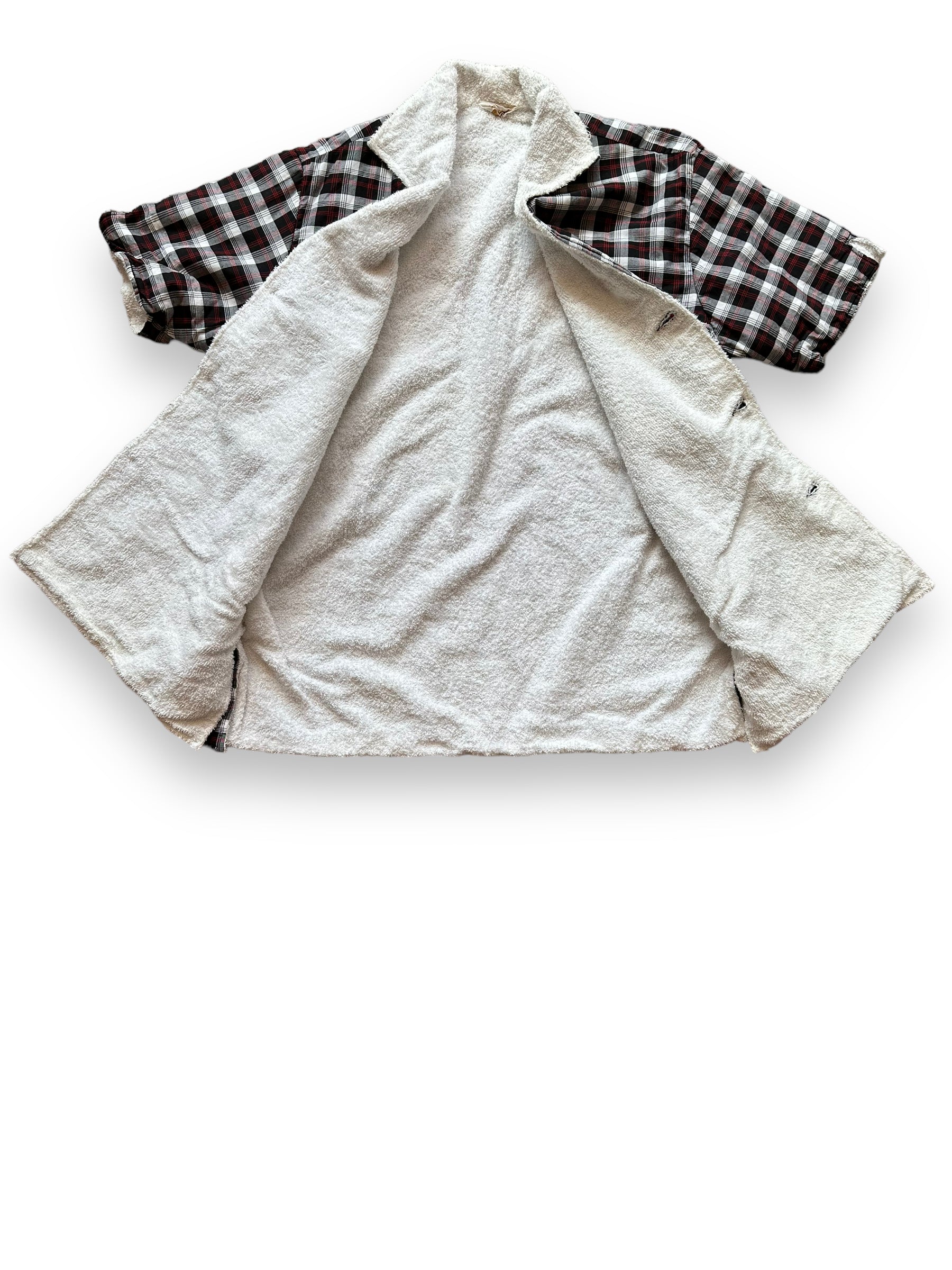 Terry cloth top opened up Vintage Jantzen Quick Care Cotton 3 Piece Cabana Set | Barn Owl Vintage Seattle | Vintage Beachwear Seattle