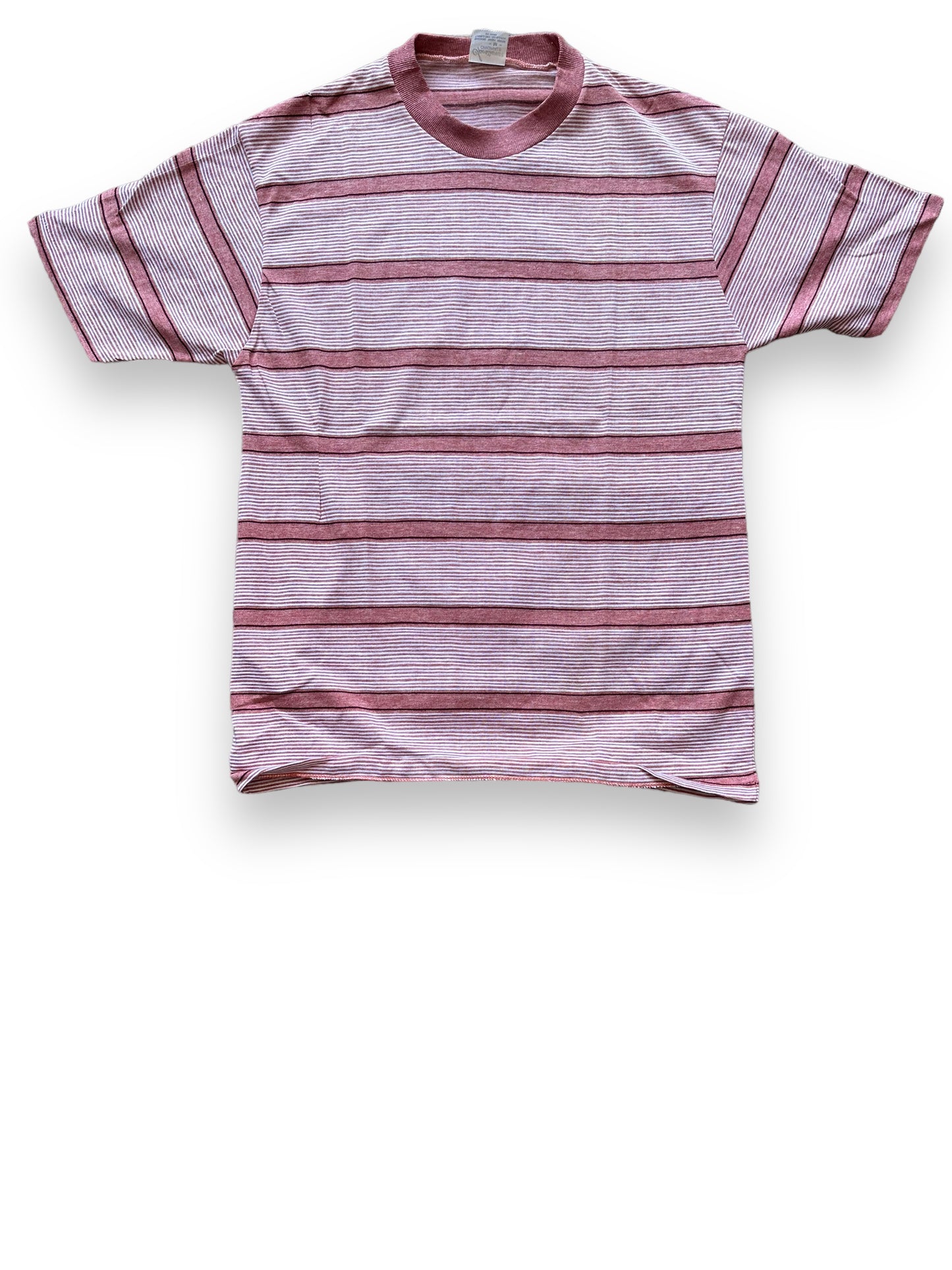 Front View of Vintage New Old Stock Sportswear Originals Striped Tee SZ M | Vintage Striped Shirts Seattle | Barn Owl Vintage Tees Seattle