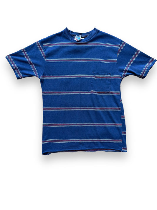 Front View of Vintage Sears Bobby Brady Pocket Tee SZ S | Vintage Striped Shirts Seattle | Barn Owl Vintage Tees Seattle