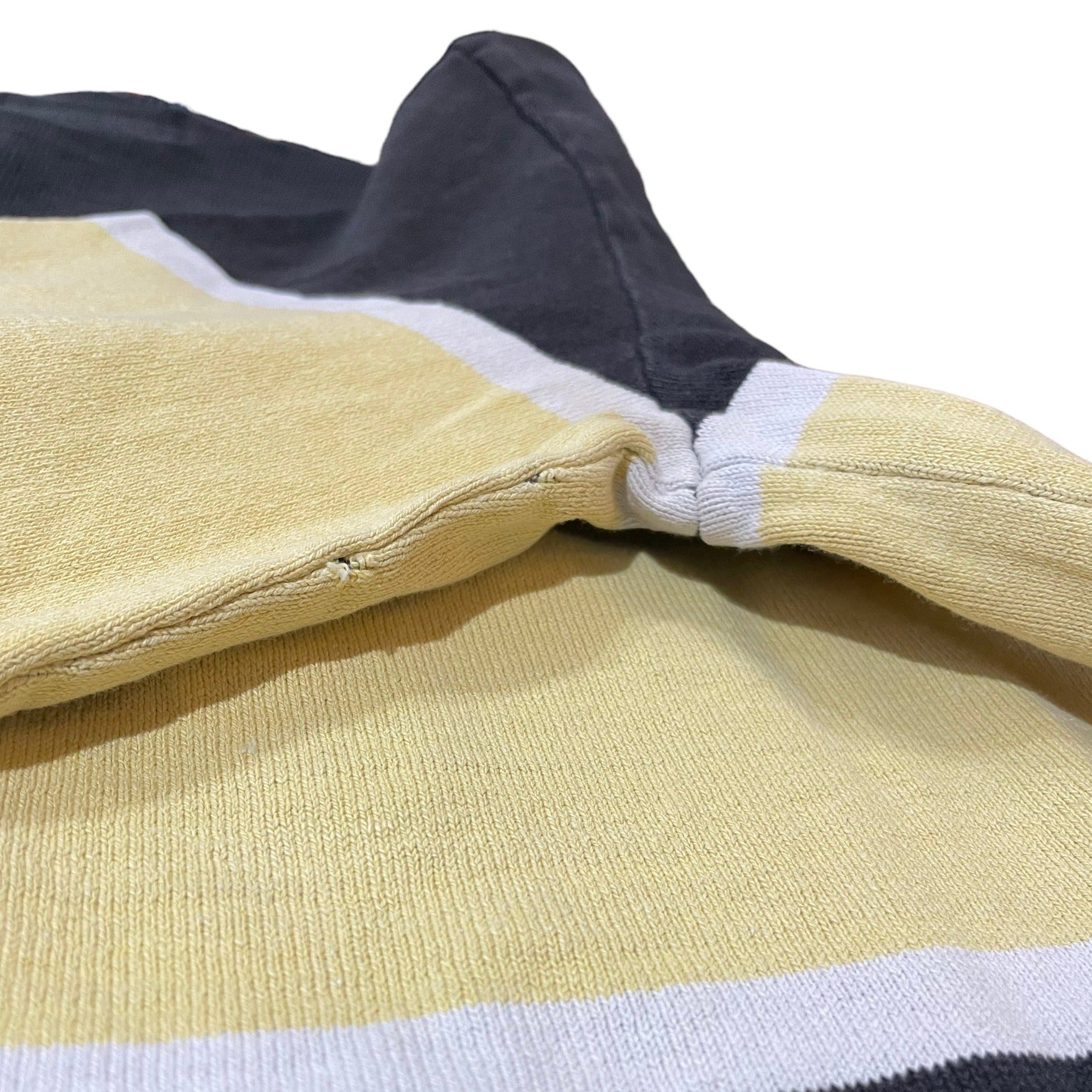 Under arm holes on Vintage 1950s Dehen PLU Rugby Shirt