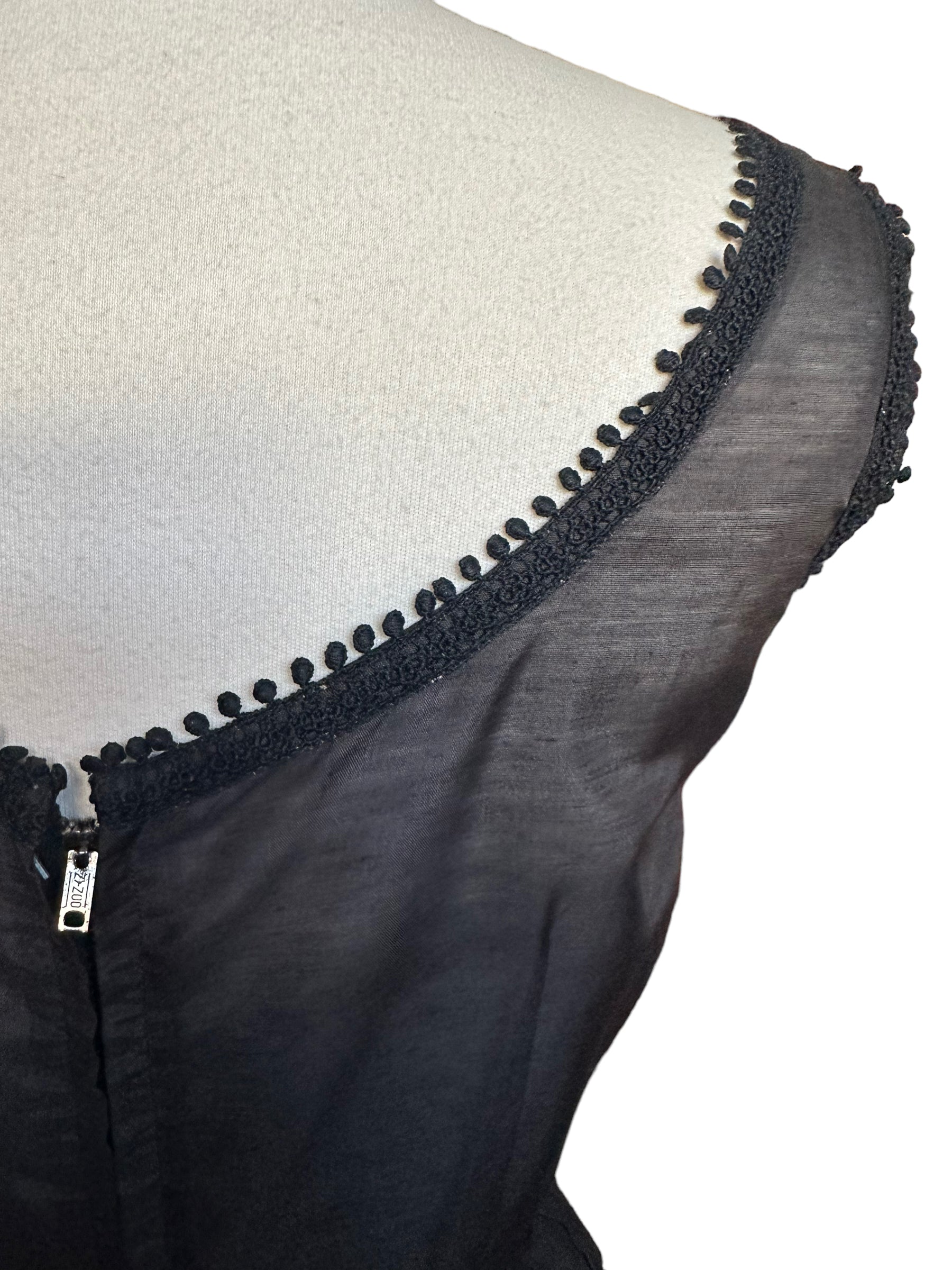 Vintage 1950s Black Dress Vintage 1950s Black Dress