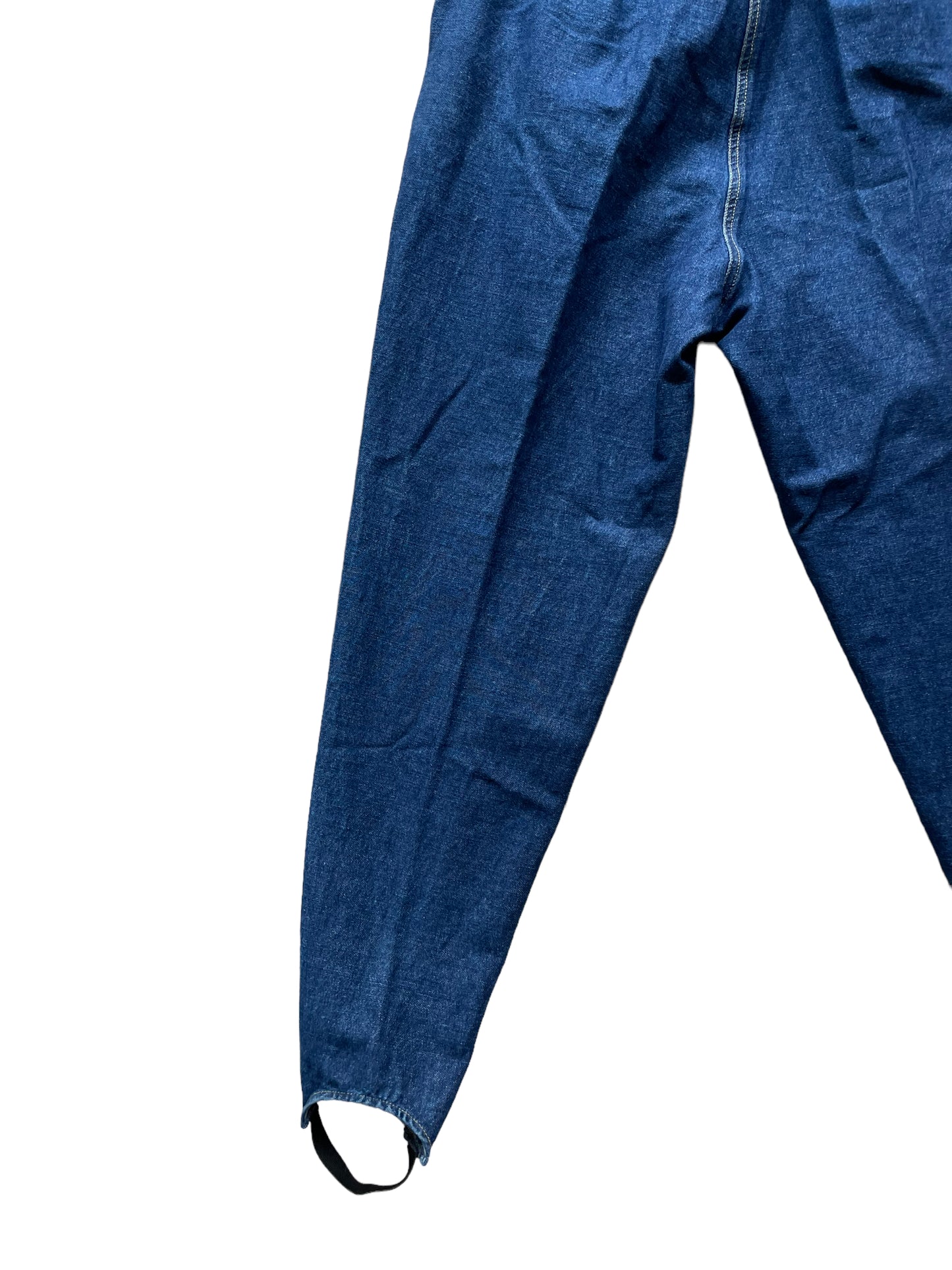 Left back leg view of Vintage Deadstock 80's Liz Claiborne Side Zip Stir Up Jeans