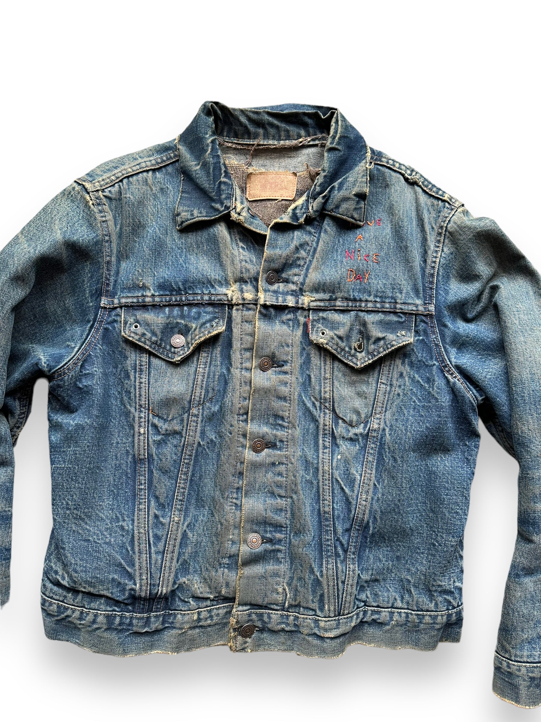 Levi's blanket outlet lined trucker jacket