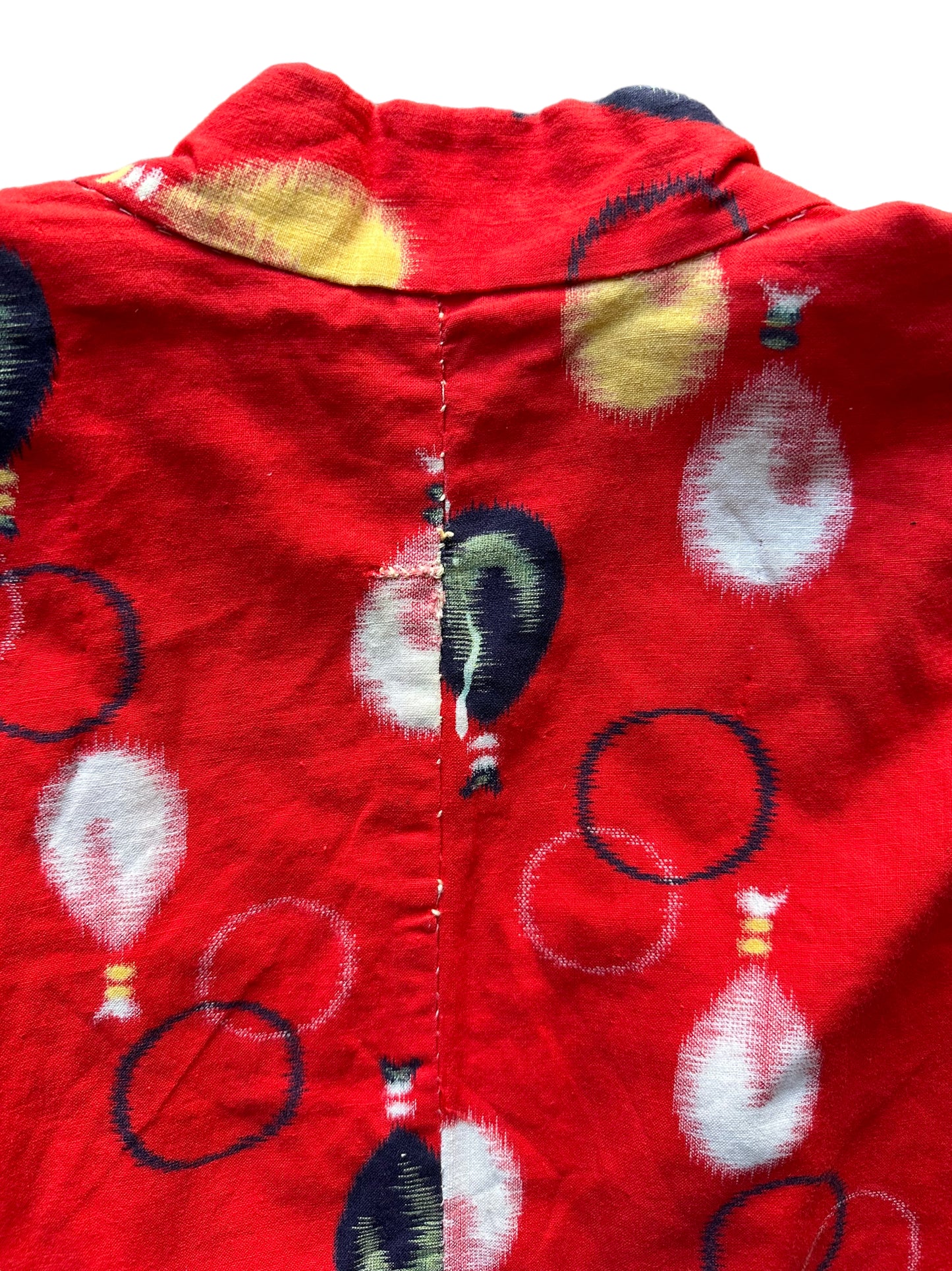 Back neck view of Vintage 1950s Haori Jacket | Seattle Vintage Ladies Clothing | Barn Owl Seattle