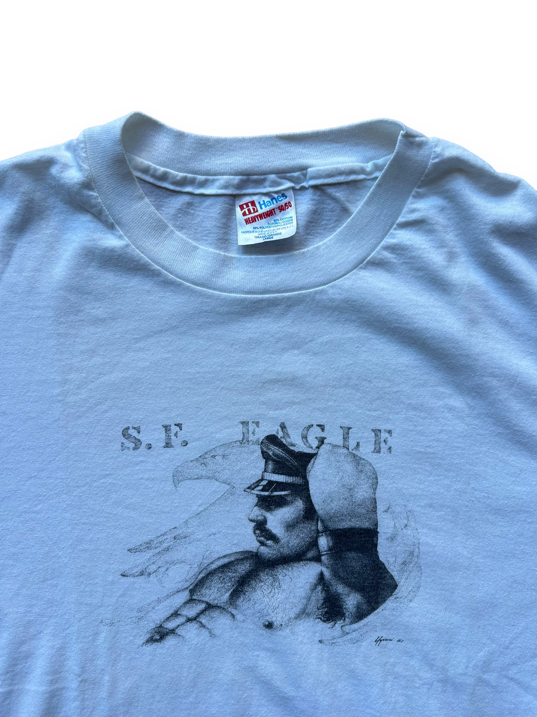 Graphic shot of Vintage San Francisco Eagle Bar Tee | Vintage T-Shirts Seattle | Barn Owl Vintage Tees Seattle